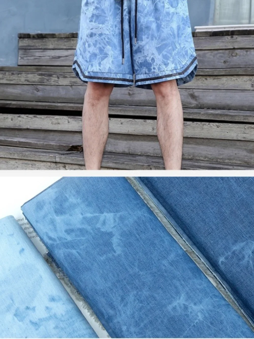 Summer Clothing Wholesale - Washed Tied Denim Cloth Pure Cotton