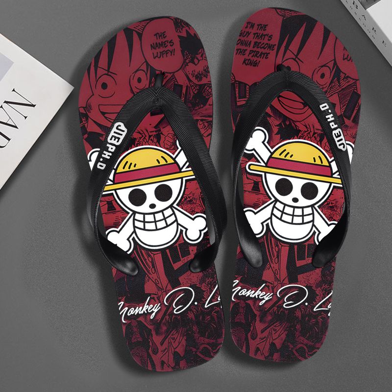 New One Piece anime flip-flops - огляд і ціна Summer Clothing Wholesale