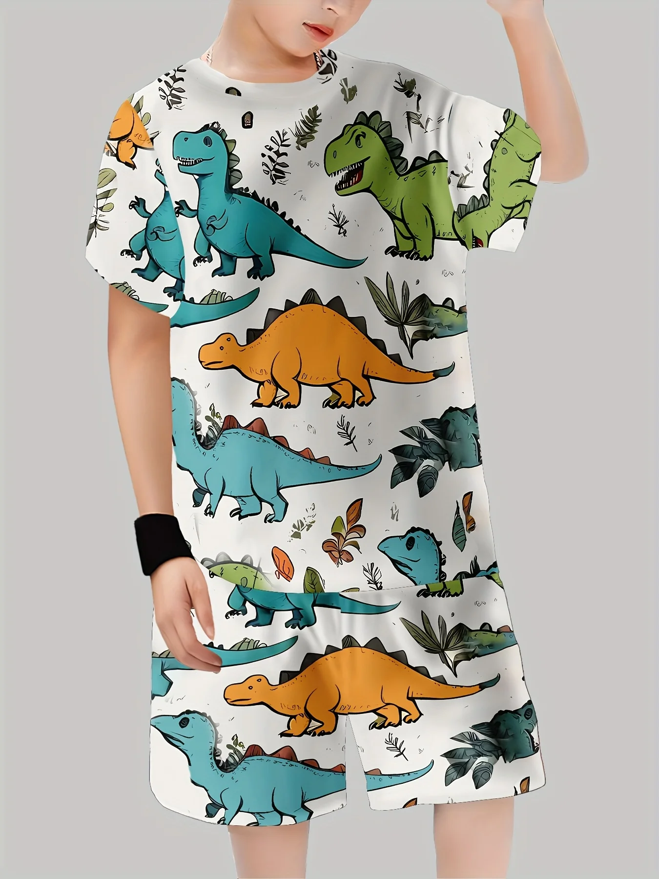 New Dinosaur Printed Outfits T - огляд і ціна Summer Clothing Baby Girl