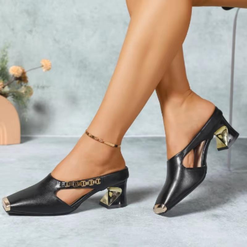 Women High Heels Slippers Chun - огляд і ціна Summer Clothing Stores