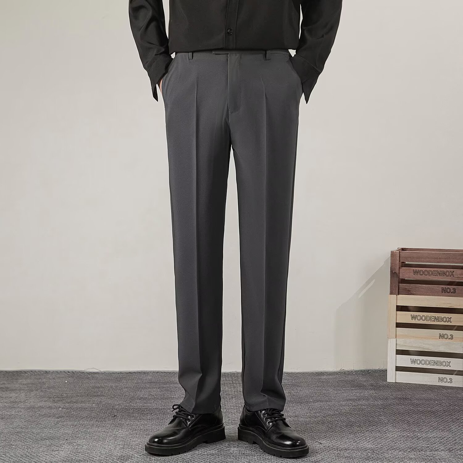 Summer Men's Solid Color Strai - огляд і ціна Summer Clothing Brands