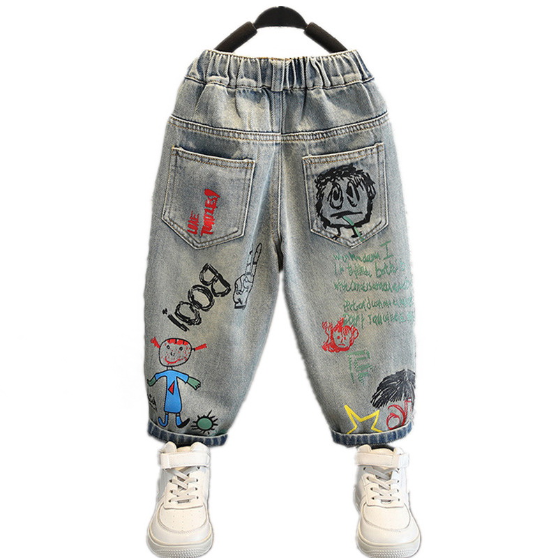 Baby Boy Jeans For Children Ch - огляд і ціна Summer Clothing Drawing